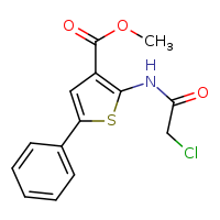 methyl 2-(2-chloroacetamido)-5-phenylthiophene-3-carboxylate