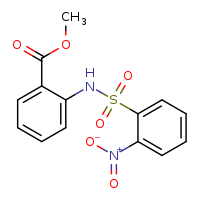 methyl 2-(2-nitrobenzenesulfonamido)benzoate