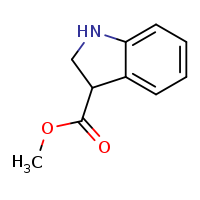 methyl 2,3-dihydro-1H-indole-3-carboxylate