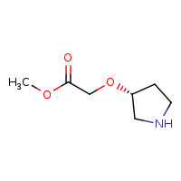 methyl 2-[(3R)-pyrrolidin-3-yloxy]acetate