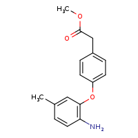 methyl 2-[4-(2-amino-5-methylphenoxy)phenyl]acetate