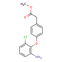 methyl 2-[4-(2-amino-6-chlorophenoxy)phenyl]acetate