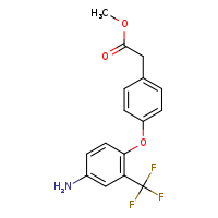 methyl 2-{4-[4-amino-2-(trifluoromethyl)phenoxy]phenyl}acetate