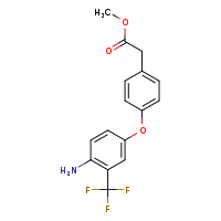 methyl 2-{4-[4-amino-3-(trifluoromethyl)phenoxy]phenyl}acetate