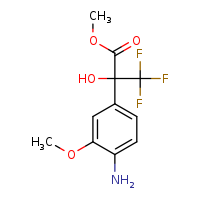 methyl 2-(4-amino-3-methoxyphenyl)-3,3,3-trifluoro-2-hydroxypropanoate