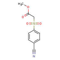 methyl 2-(4-cyanobenzenesulfonyl)acetate