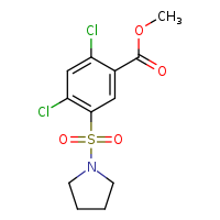 methyl 2,4-dichloro-5-(pyrrolidine-1-sulfonyl)benzoate