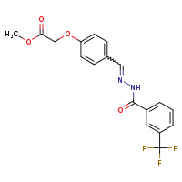 methyl 2-{4-[(E)-({[3-(trifluoromethyl)phenyl]formamido}imino)methyl]phenoxy}acetate
