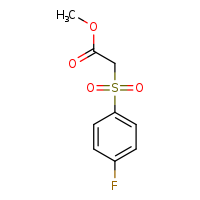 methyl 2-(4-fluorobenzenesulfonyl)acetate