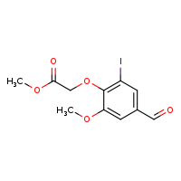 methyl 2-(4-formyl-2-iodo-6-methoxyphenoxy)acetate
