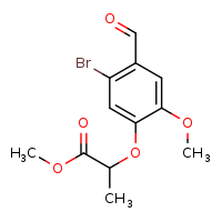 methyl 2-(5-bromo-4-formyl-2-methoxyphenoxy)propanoate