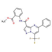 methyl 2-[5-phenyl-7-(trifluoromethyl)pyrazolo[1,5-a]pyrimidine-3-amido]benzoate