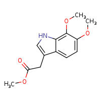methyl 2-(6,7-dimethoxy-1H-indol-3-yl)acetate