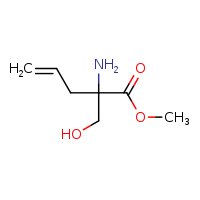 methyl 2-amino-2-(hydroxymethyl)pent-4-enoate