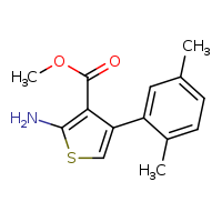 methyl 2-amino-4-(2,5-dimethylphenyl)thiophene-3-carboxylate