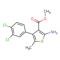 methyl 2-amino-4-(3,4-dichlorophenyl)-5-methylthiophene-3-carboxylate