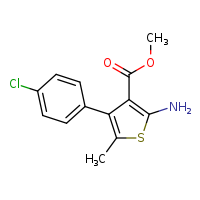 methyl 2-amino-4-(4-chlorophenyl)-5-methylthiophene-3-carboxylate