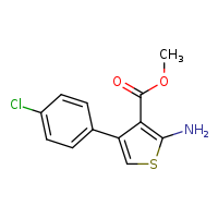 methyl 2-amino-4-(4-chlorophenyl)thiophene-3-carboxylate