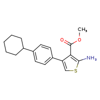 methyl 2-amino-4-(4-cyclohexylphenyl)thiophene-3-carboxylate