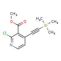 methyl 2-chloro-4-[2-(trimethylsilyl)ethynyl]pyridine-3-carboxylate
