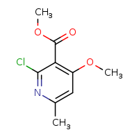 methyl 2-chloro-4-methoxy-6-methylpyridine-3-carboxylate