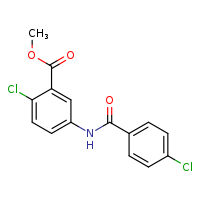 methyl 2-chloro-5-(4-chlorobenzamido)benzoate