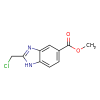 methyl 2-(chloromethyl)-1H-1,3-benzodiazole-5-carboxylate