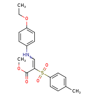 methyl (2E)-3-[(4-ethoxyphenyl)amino]-2-(4-methylbenzenesulfonyl)prop-2-enoate