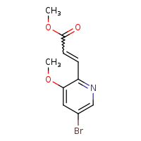 methyl (2E)-3-(5-bromo-3-methoxypyridin-2-yl)prop-2-enoate