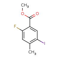 methyl 2-fluoro-5-iodo-4-methylbenzoate