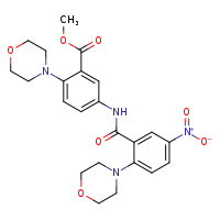 methyl 2-(morpholin-4-yl)-5-[2-(morpholin-4-yl)-5-nitrobenzamido]benzoate