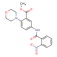 methyl 2-(morpholin-4-yl)-5-(2-nitrobenzamido)benzoate