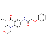 methyl 2-(morpholin-4-yl)-5-(2-phenoxyacetamido)benzoate