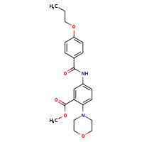 methyl 2-(morpholin-4-yl)-5-(4-propoxybenzamido)benzoate