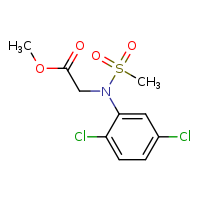 methyl 2-[N-(2,5-dichlorophenyl)methanesulfonamido]acetate