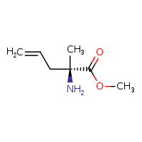 methyl (2R)-2-amino-2-methylpent-4-enoate