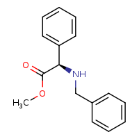 methyl (2R)-2-(benzylamino)-2-phenylacetate