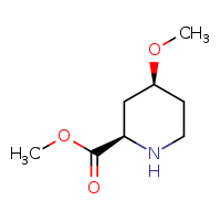 methyl (2R,4S)-4-methoxypiperidine-2-carboxylate