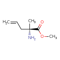 methyl (2S)-2-amino-2-methylpent-4-enoate