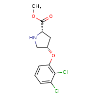 methyl (2S,4S)-4-(2,3-dichlorophenoxy)pyrrolidine-2-carboxylate