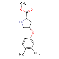 methyl (2S,4S)-4-(3,4-dimethylphenoxy)pyrrolidine-2-carboxylate