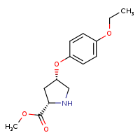 methyl (2S,4S)-4-(4-ethoxyphenoxy)pyrrolidine-2-carboxylate