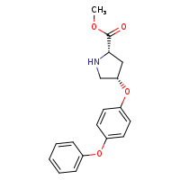 methyl (2S,4S)-4-(4-phenoxyphenoxy)pyrrolidine-2-carboxylate