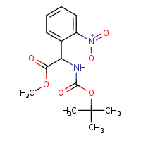 methyl 2-[(tert-butoxycarbonyl)amino]-2-(2-nitrophenyl)acetate