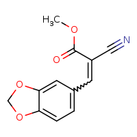 methyl (2Z)-3-(2H-1,3-benzodioxol-5-yl)-2-cyanoprop-2-enoate