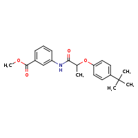 methyl 3-[2-(4-tert-butylphenoxy)propanamido]benzoate