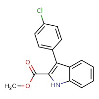 methyl 3-(4-chlorophenyl)-1H-indole-2-carboxylate