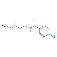 methyl 3-[(4-chlorophenyl)formamido]propanoate