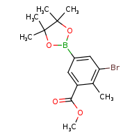 methyl 3-bromo-2-methyl-5-(4,4,5,5-tetramethyl-1,3,2-dioxaborolan-2-yl)benzoate