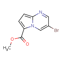 methyl 3-bromopyrrolo[1,2-a]pyrimidine-6-carboxylate